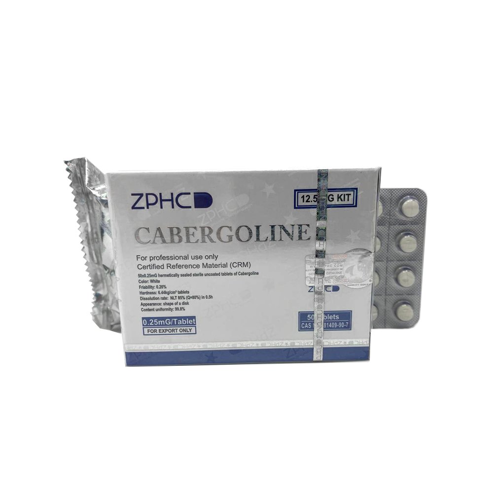 Cabergoline ZPHC 0.25 mg — bottle with 100 prolactin-control tablets