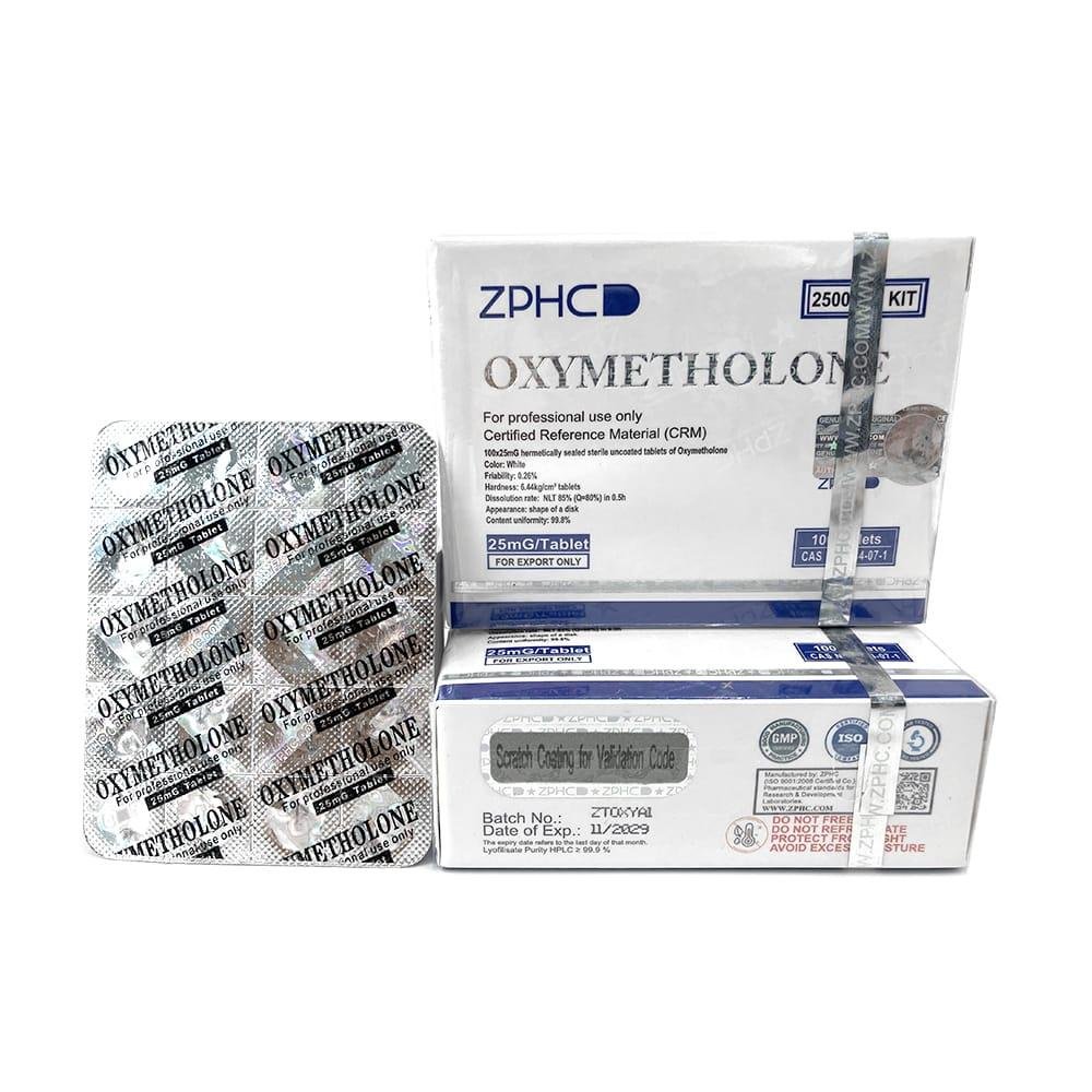 Oxymetholone 25mg 100 tablets ZPHC