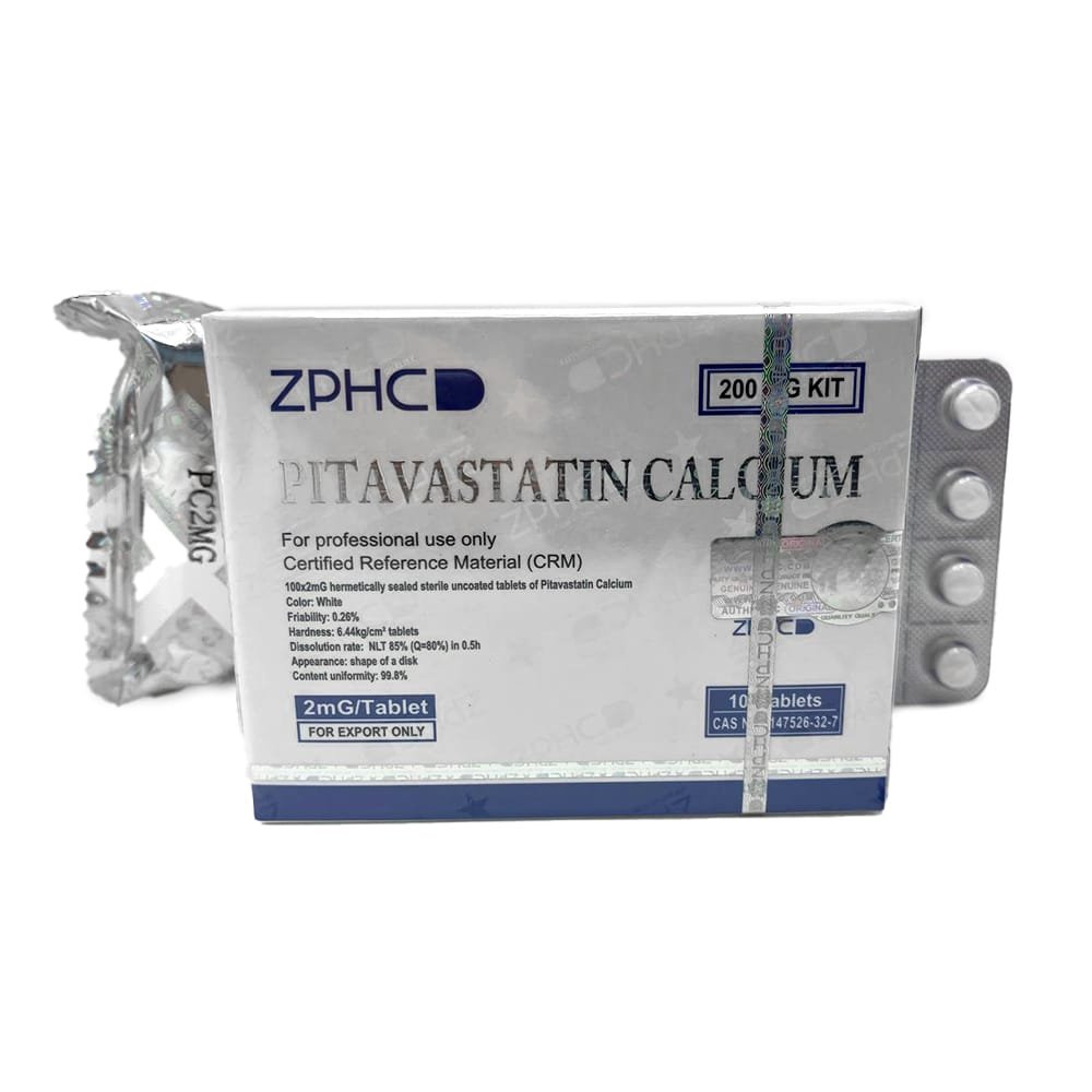 Pitavastatin Calcium ZPHC 2 mg — bottle with 100 lipid-lowering tablets