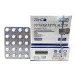 Close-up 2 mg Pitavastatin ZPHC tablet (synthetic statin for cholesterol research)