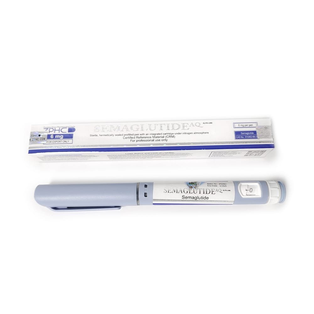 Semaglutide ZPHC 6 mg aqueous pen — ready-to-inject GLP-1 peptide for weight-loss research