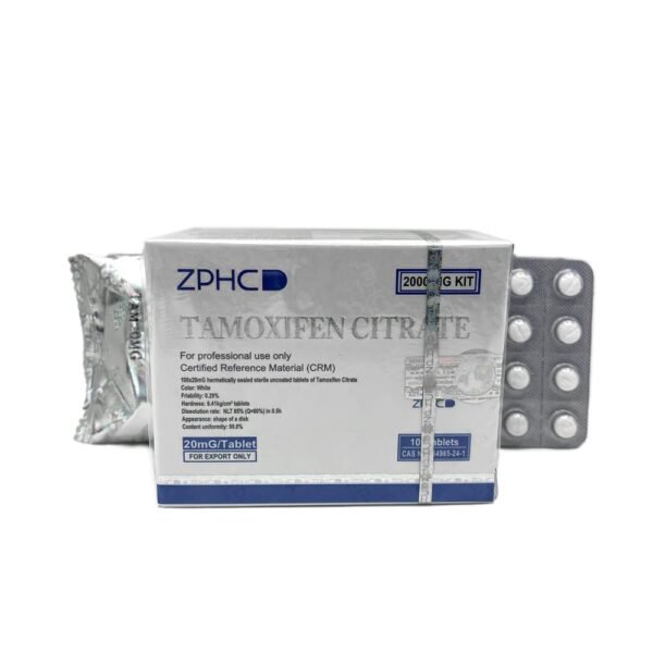 Tamoxifen Citrate Nolvadex ZPHC 20 mg — bottle with 100 SERM tablets