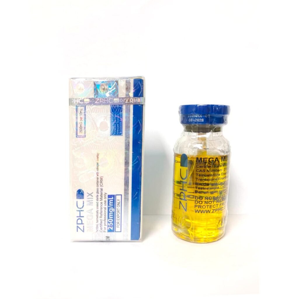 Mega Mix ZPHC 250 mg/ml — 10-ml vial (Test E 50 + Tren E 50 + Deca 100 + Test C 50)