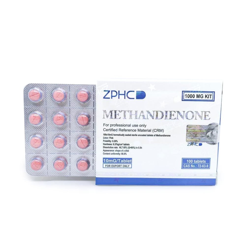 Methandienone (Dianabol) ZPHC 10 mg — front box of 100 tablets