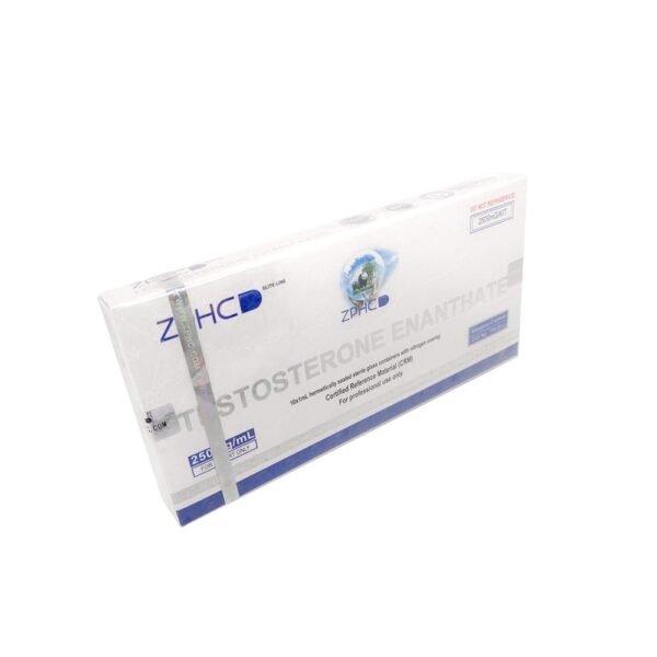 Testosterone Enanthate ZPHC 250 mg/ml — box with 10 × 1 ml ampoules (2 500 mg total)