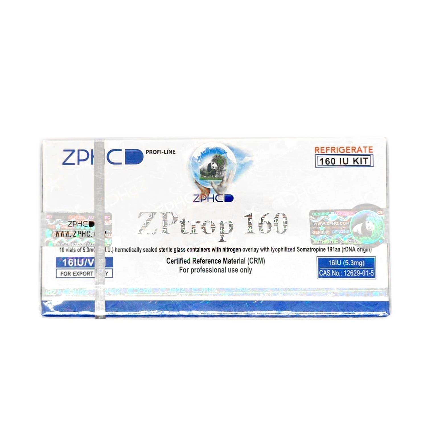 Human Growth Hormone ZPHC 160 iu image front Human Growth Hormone ZPHC 160 iu image front